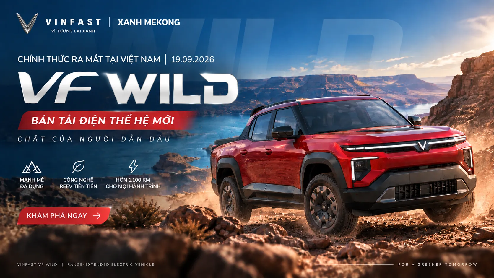 VinFast VF Wild chính thức ra mắt – Bán tải điện mới tại Việt Nam
