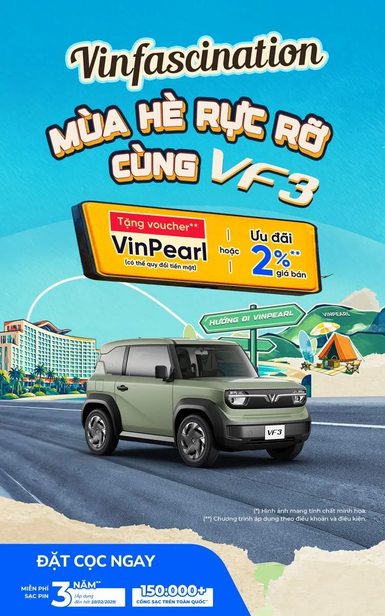 Vinfascination – Mùa Hè Rực Rỡ Cùng VinFast VF 3